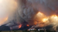 Flames from the Waldo Canyon wildfire destroyed homes and subdivisions near Colorado Springs. Photo: Gaylon Wampler/Associated Press